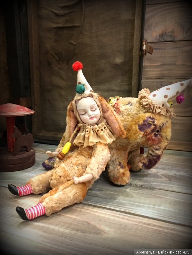 Paulina... тедди-долл, коллекция "Винтажный цирк"