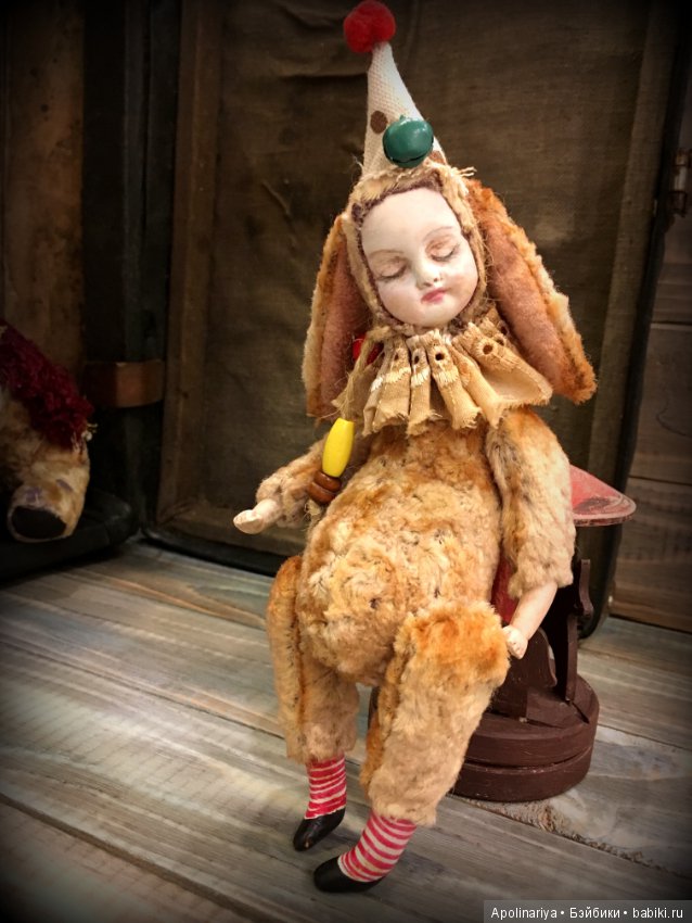 Paulina... тедди-долл, коллекция "Винтажный цирк"