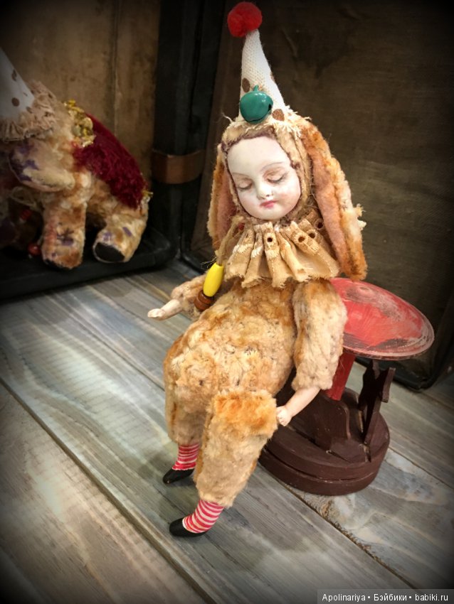 Paulina... тедди-долл, коллекция "Винтажный цирк"