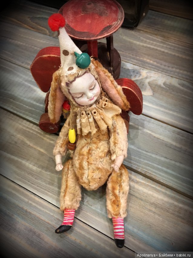 Paulina... тедди-долл, коллекция "Винтажный цирк" (фото 10)
