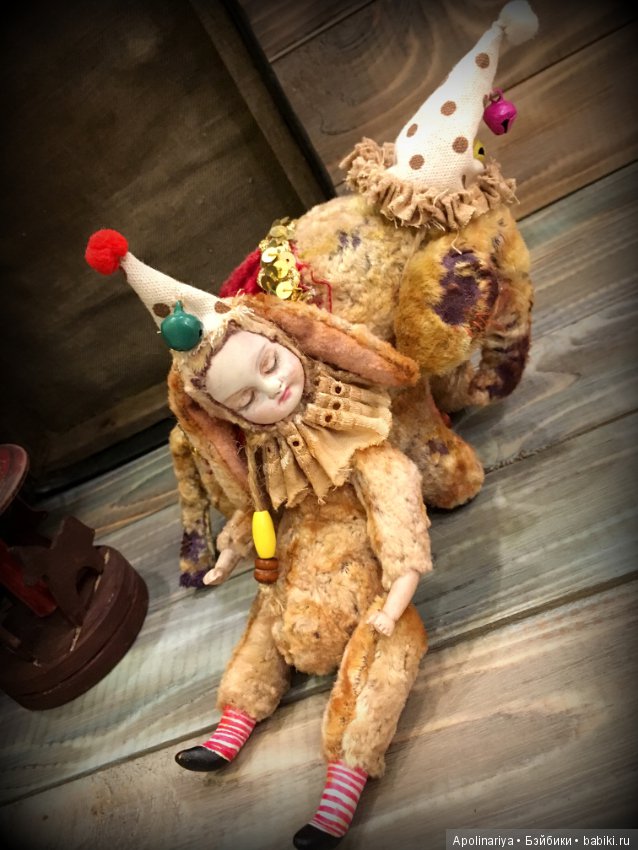 Paulina... тедди-долл, коллекция "Винтажный цирк"