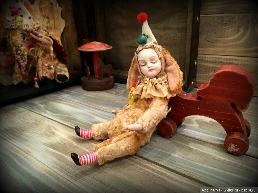 Paulina... тедди-долл, коллекция "Винтажный цирк"