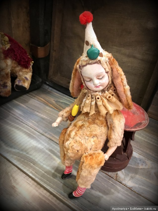 Paulina... тедди-долл, коллекция "Винтажный цирк"