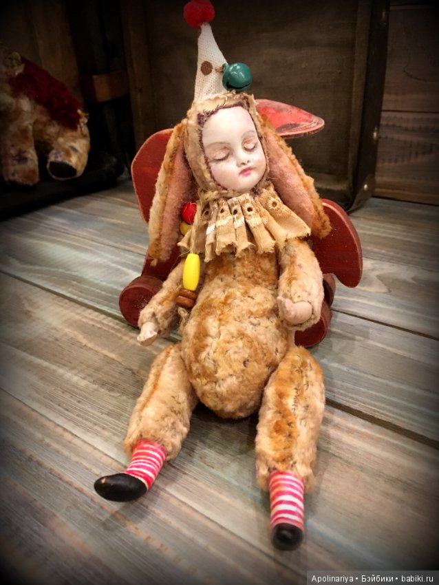 Paulina... тедди-долл, коллекция "Винтажный цирк" (фото 8)