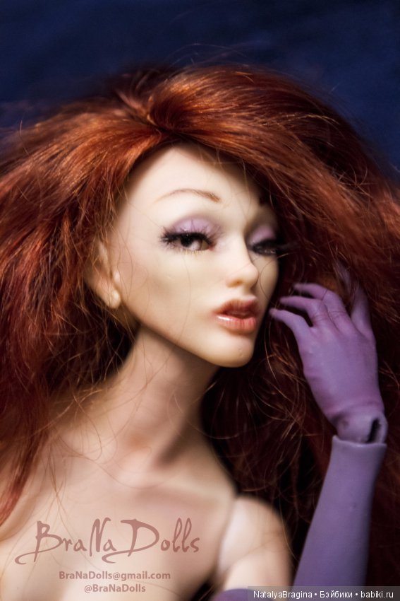 Джессика Рэббит — Авторские шарнирные куклы своими руками: лепка (фото 7)