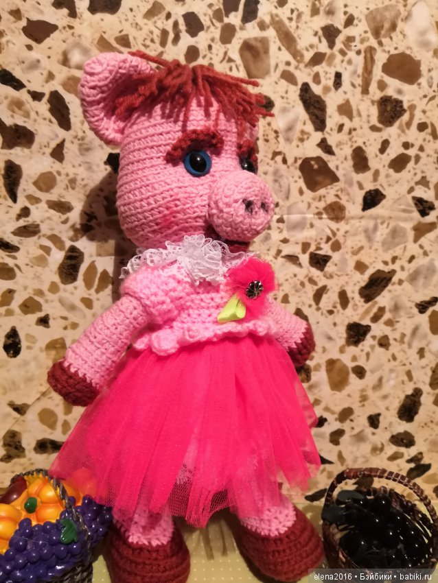 Свинка Пигги — Вязаные игрушки и амигуруми: крючком (фото 2)