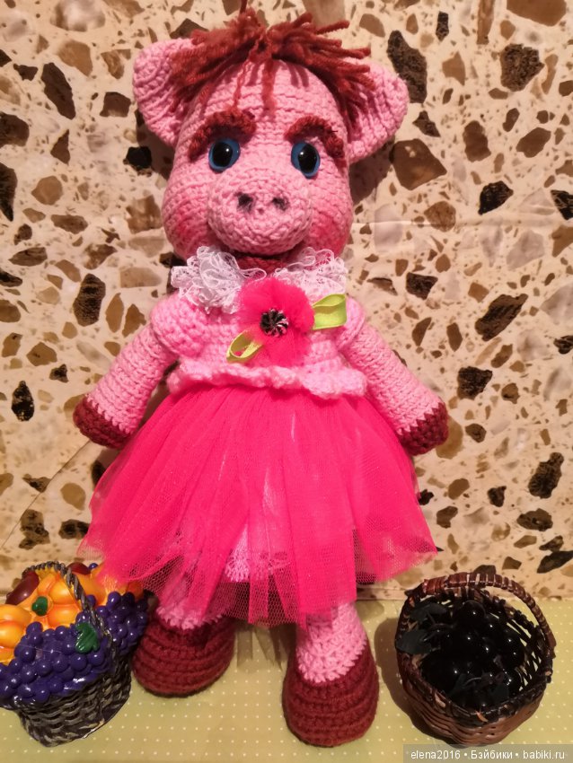 Свинка Пигги — Вязаные игрушки и амигуруми: крючком (фото 3)