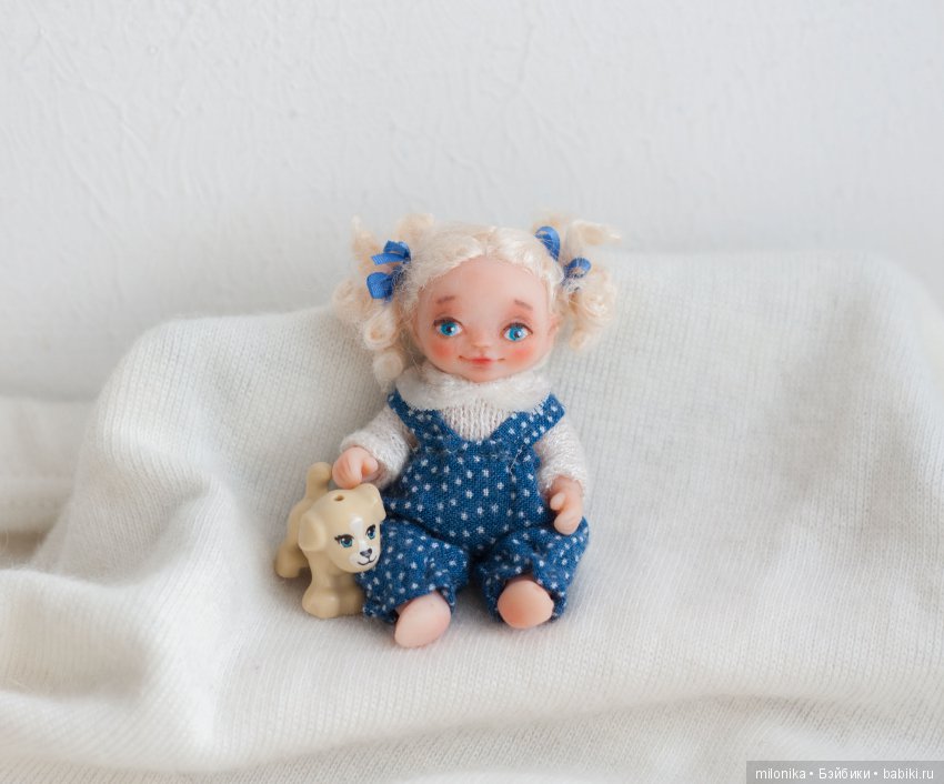 Малышка-пупс — Авторские миниатюрные куклы: лепка