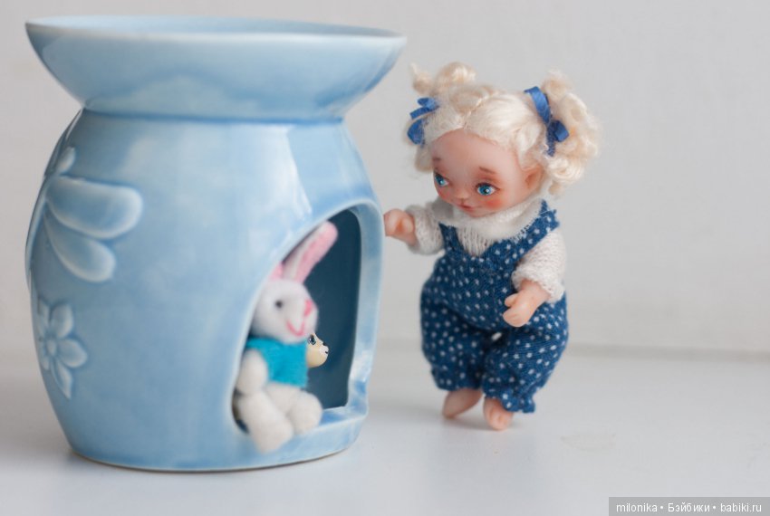 Малышка-пупс — Авторские миниатюрные куклы: лепка (фото 4)