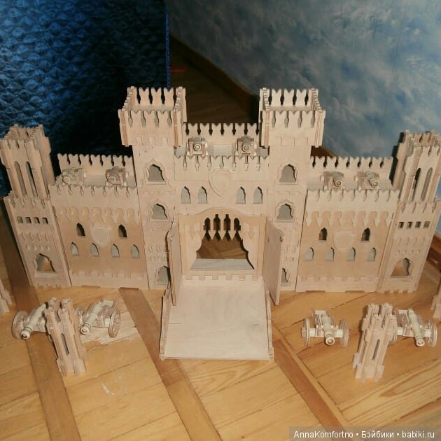 Замки-крепости — Аксессуары для кукол своими руками: идеи (фото 8)