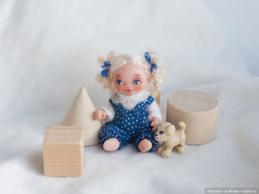 Малышка-пупс — Авторские миниатюрные куклы: лепка (фото 6)