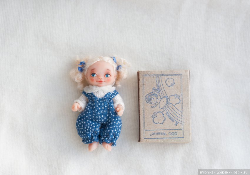 Малышка-пупс — Авторские миниатюрные куклы: лепка (фото 7)