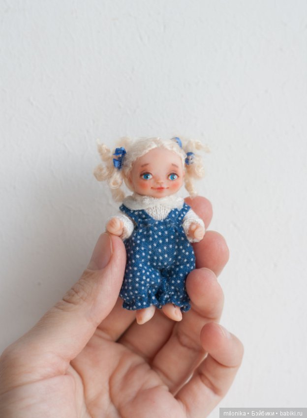 Малышка-пупс — Авторские миниатюрные куклы: лепка (фото 8)