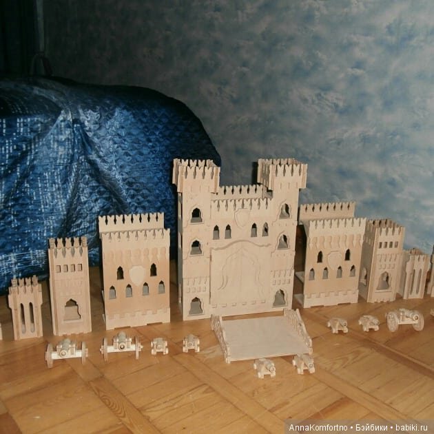 Замки-крепости — Аксессуары для кукол своими руками: идеи (фото 7)