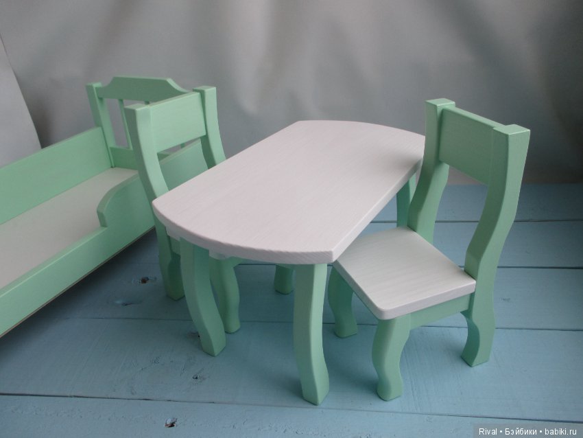 Мятно-белое настроение). Набор мебели (фото 3)