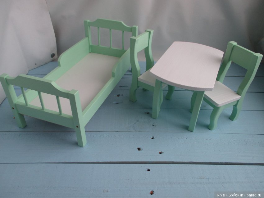 Мятно-белое настроение). Набор мебели (фото 5)