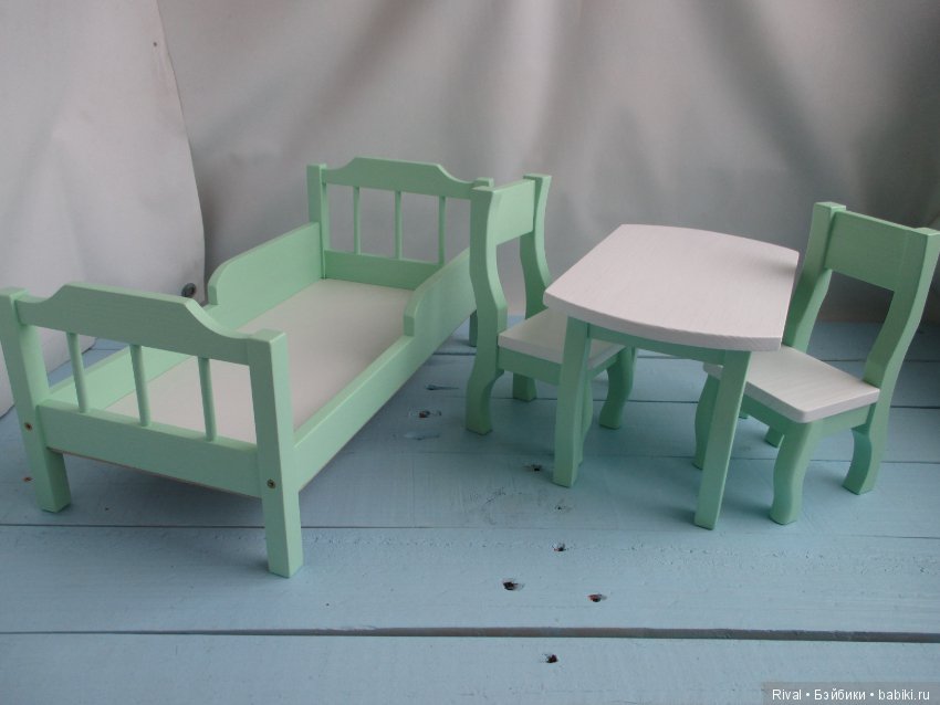 Мятно-белое настроение). Набор мебели