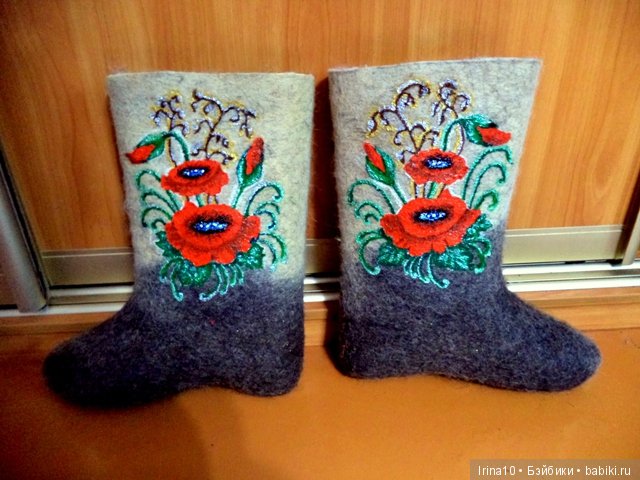 Валенки, валенки, расписные валенки (фото 3)