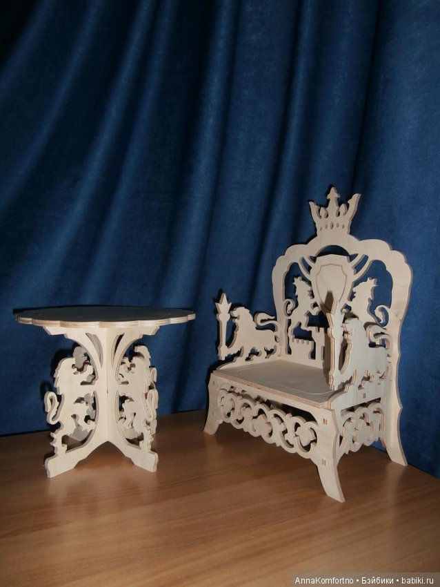 Королевская коллекция — Мебель для кукол и домиков: фото