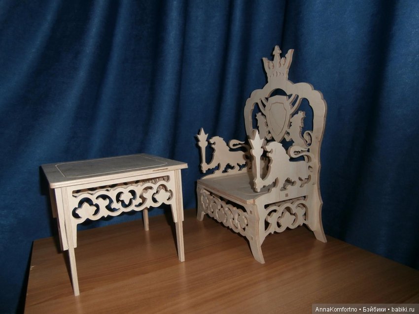 Королевская коллекция — Мебель для кукол и домиков: фото (фото 8)