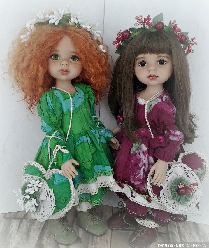 Таїсія и Леся. ООАК кукол от Паола Рейна