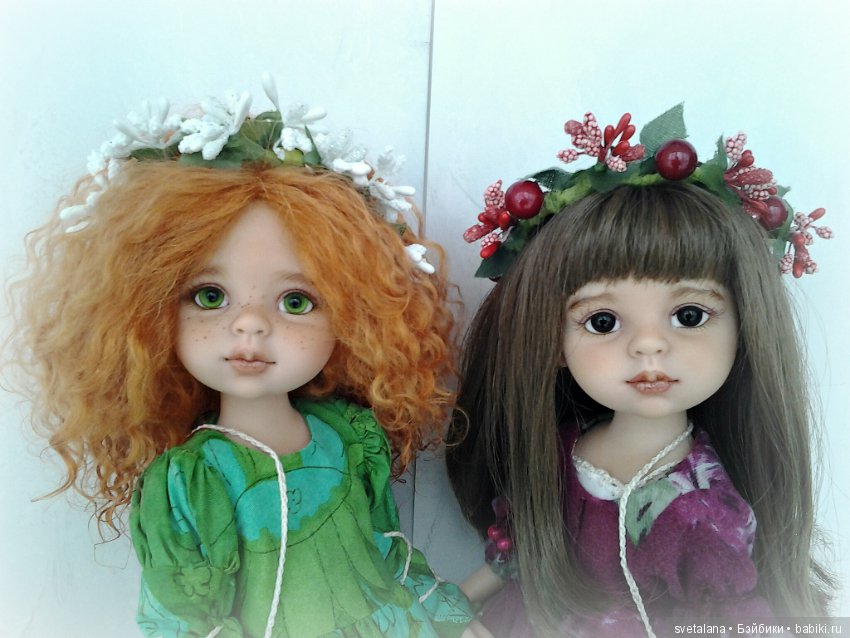 Таїсія и Леся. ООАК кукол от Паола Рейна