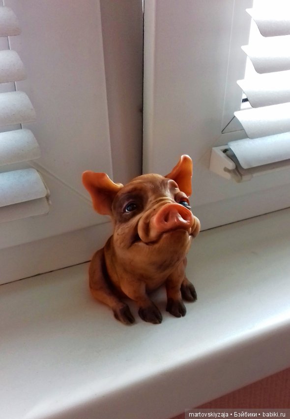 Свинка мини-пигг — Лепка авторских игрушек и папье (фото 3)