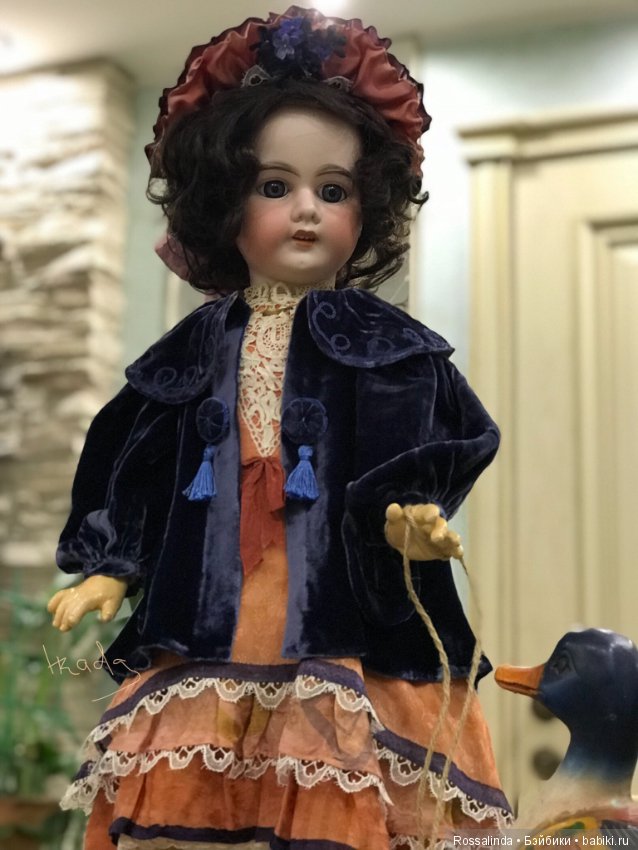 Осенняя девочка Лилибет — Антикварные куклы Armand Marseille (AM): молд 390