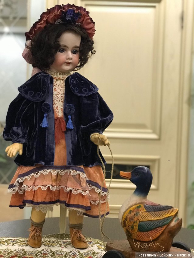 Осенняя девочка Лилибет — Антикварные куклы Armand Marseille (AM): молд 390