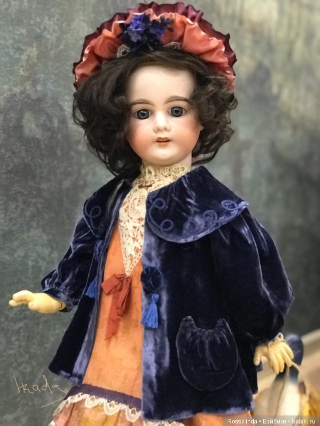 Осенняя девочка Лилибет — Антикварные куклы Armand Marseille (AM): молд 390