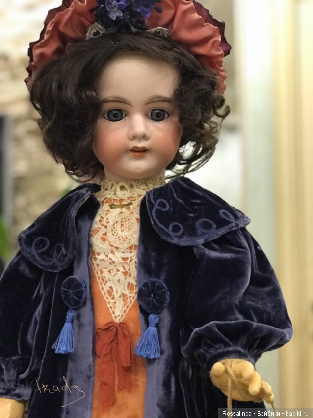 Осенняя девочка Лилибет — Антикварные куклы Armand Marseille (AM): молд 390