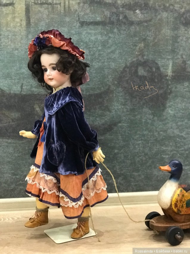 Осенняя девочка Лилибет — Антикварные куклы Armand Marseille (AM): молд 390