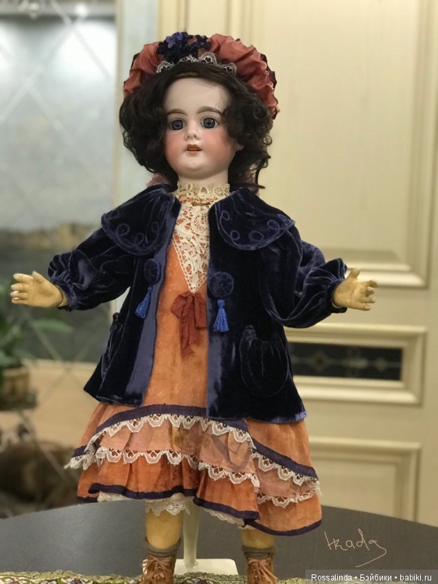 Осенняя девочка Лилибет — Антикварные куклы Armand Marseille (AM): молд 390