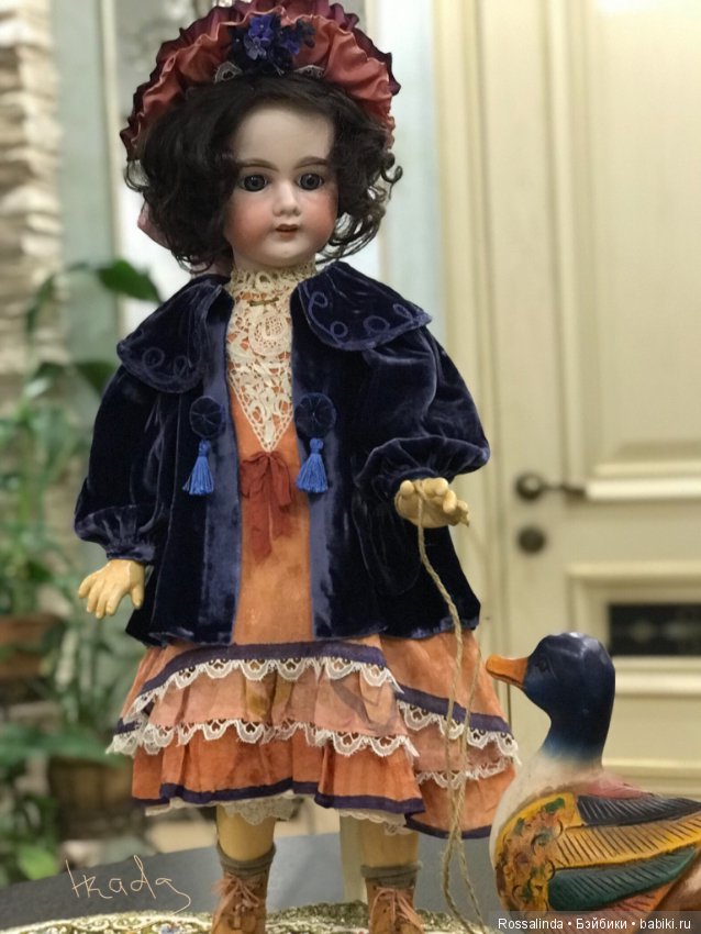Осенняя девочка Лилибет — Антикварные куклы Armand Marseille (AM): молд 390