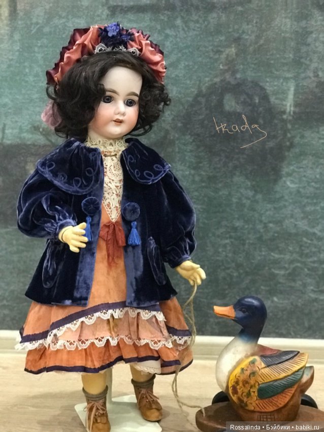 Осенняя девочка Лилибет — Антикварные куклы Armand Marseille (AM): молд 390