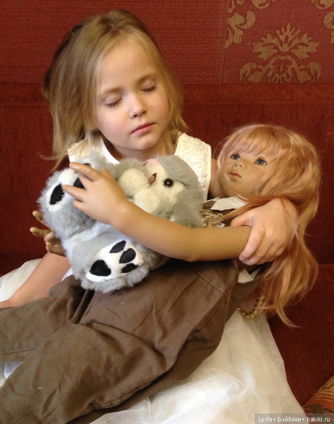 Мои любимые девочки! Девочка Маша и Кукла Линики от Annette Himstedt (фото 4)