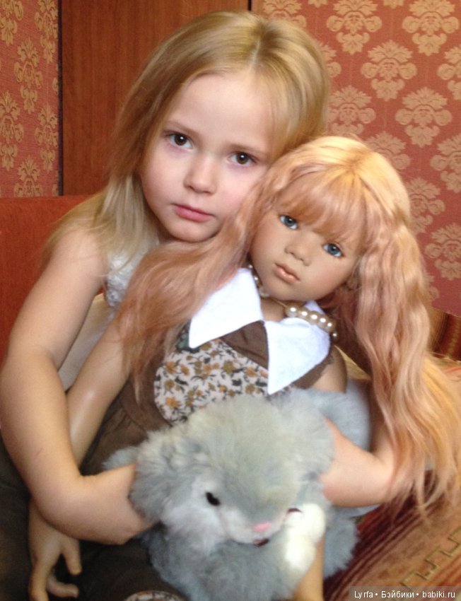 Мои любимые девочки! Девочка Маша и Кукла Линики от Annette Himstedt (фото 2)