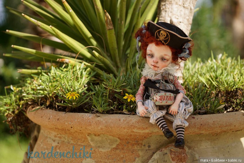 Приключение пиратки Туси в Тунисе - фотосессия от Kardenchiki art dolls