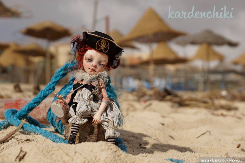 Приключение пиратки Туси в Тунисе - фотосессия от Kardenchiki art dolls (фото 2)