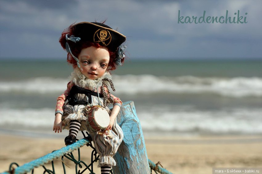 Приключение пиратки Туси в Тунисе - фотосессия от Kardenchiki art dolls