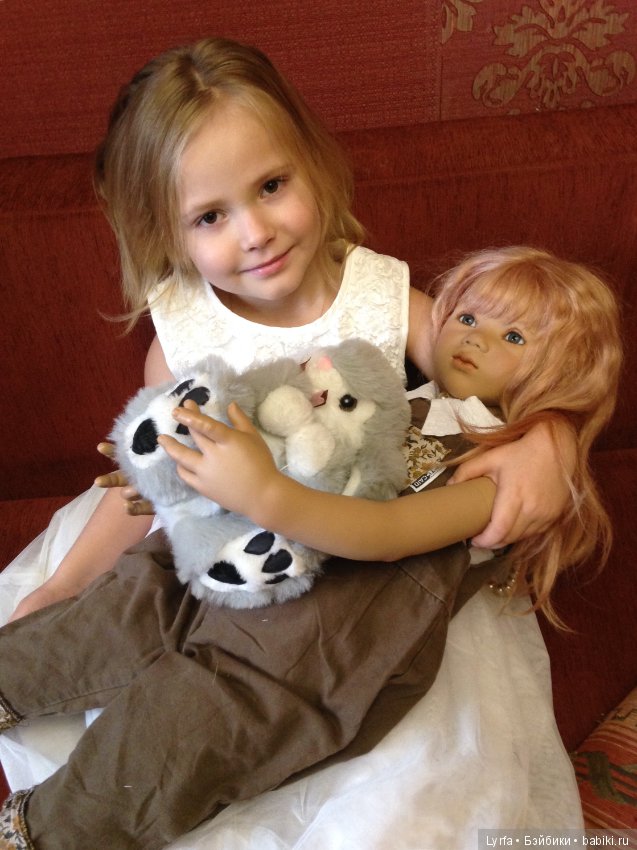 Мои любимые девочки! Девочка Маша и Кукла Линики от Annette Himstedt (фото 5)
