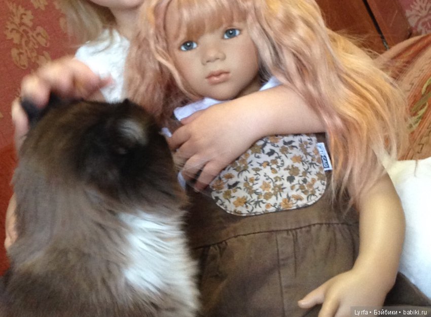 Мои любимые девочки! Девочка Маша и Кукла Линики от Annette Himstedt (фото 9)