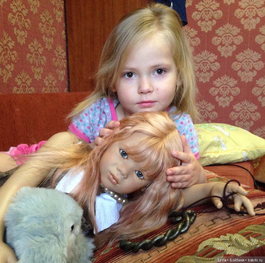 Мои любимые девочки! Девочка Маша и Кукла Линики от Annette Himstedt