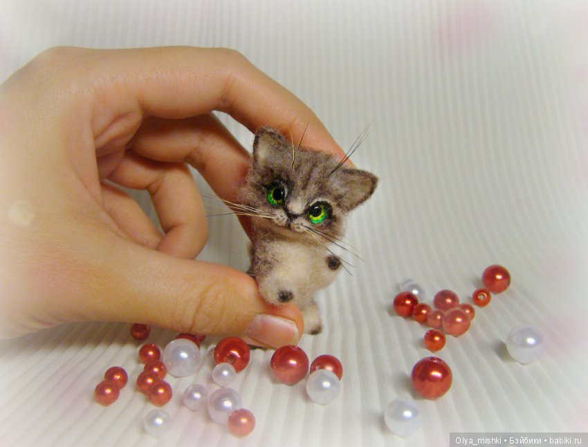 Котик. Авторская игрушка Ольги Чернухо (фото 9)