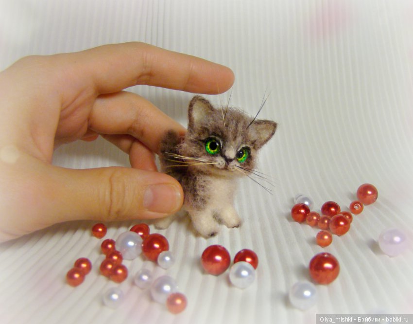 Котик. Авторская игрушка Ольги Чернухо (фото 8)