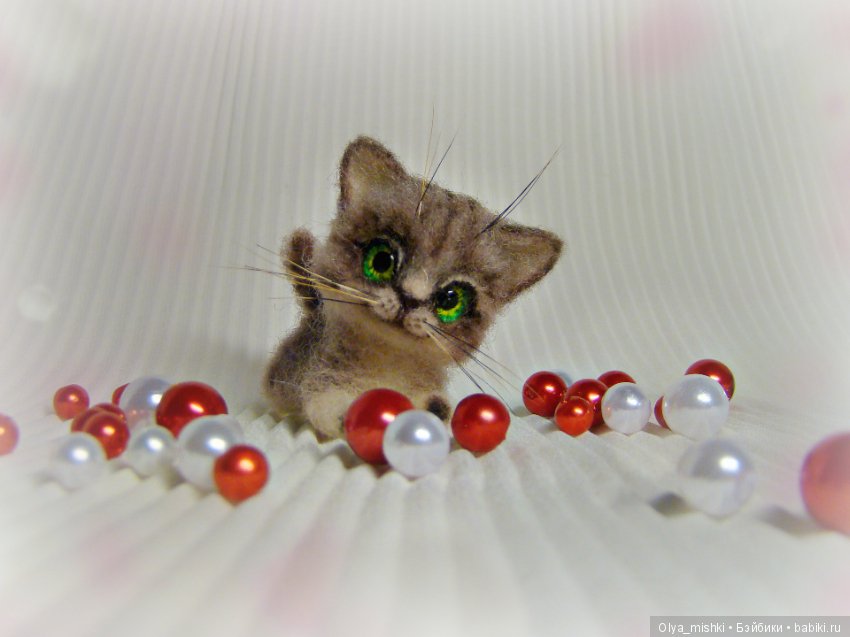 Котик. Авторская игрушка Ольги Чернухо (фото 6)