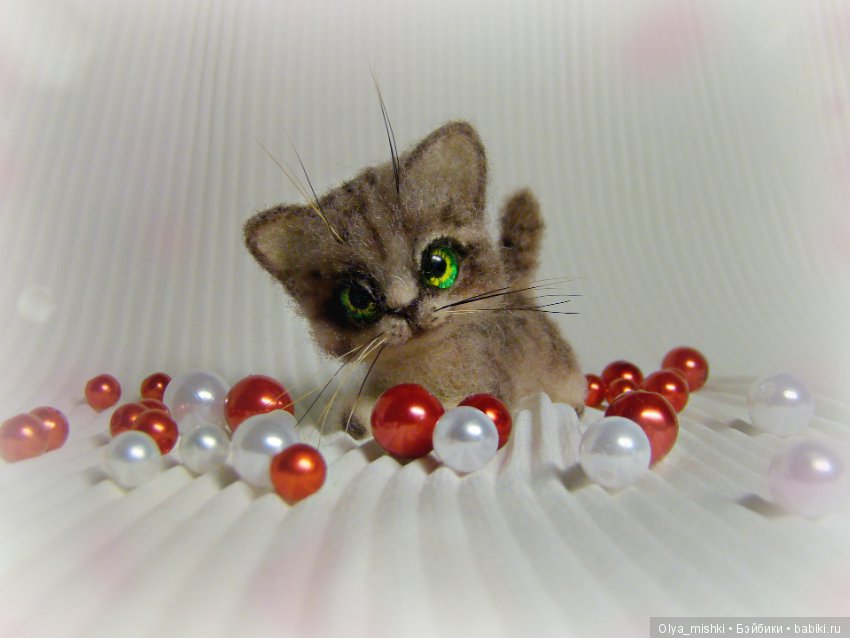 Котик. Авторская игрушка Ольги Чернухо (фото 7)