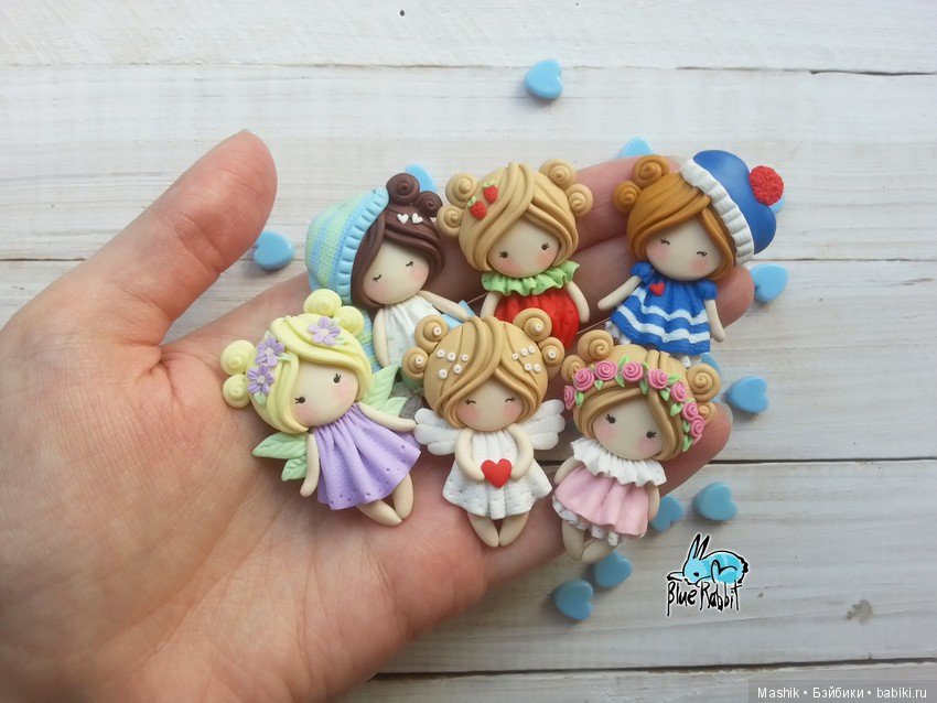 Фигурки из полимерной глины от Blue Rabbit
