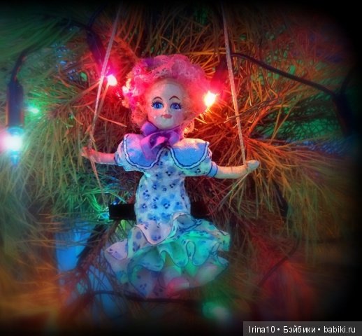 Набор ватных ёлочных игрушек. Второй