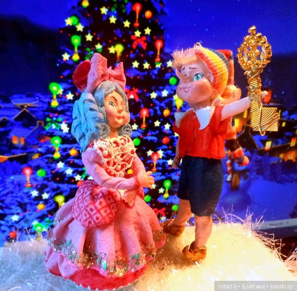 Набор ватных ёлочных игрушек. Второй